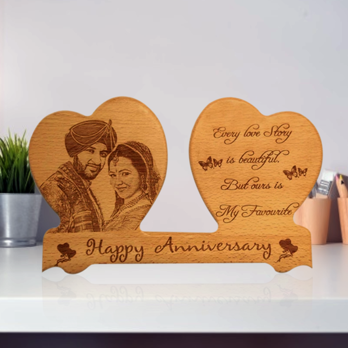 Incredible Gifts India Friendship Day Wooden Personalized Engraved  Rectangular Wall Mount Photo Plaque Gifts for Best Friend (10x8-inch,  Brown) : Amazon.in: Home & Kitchen